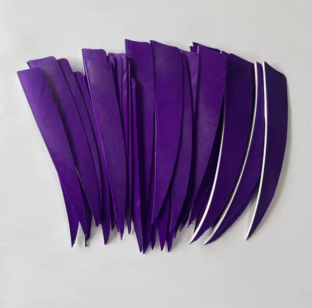 4" Natural Feather Fletchings – Pack of 12 – product image 1
