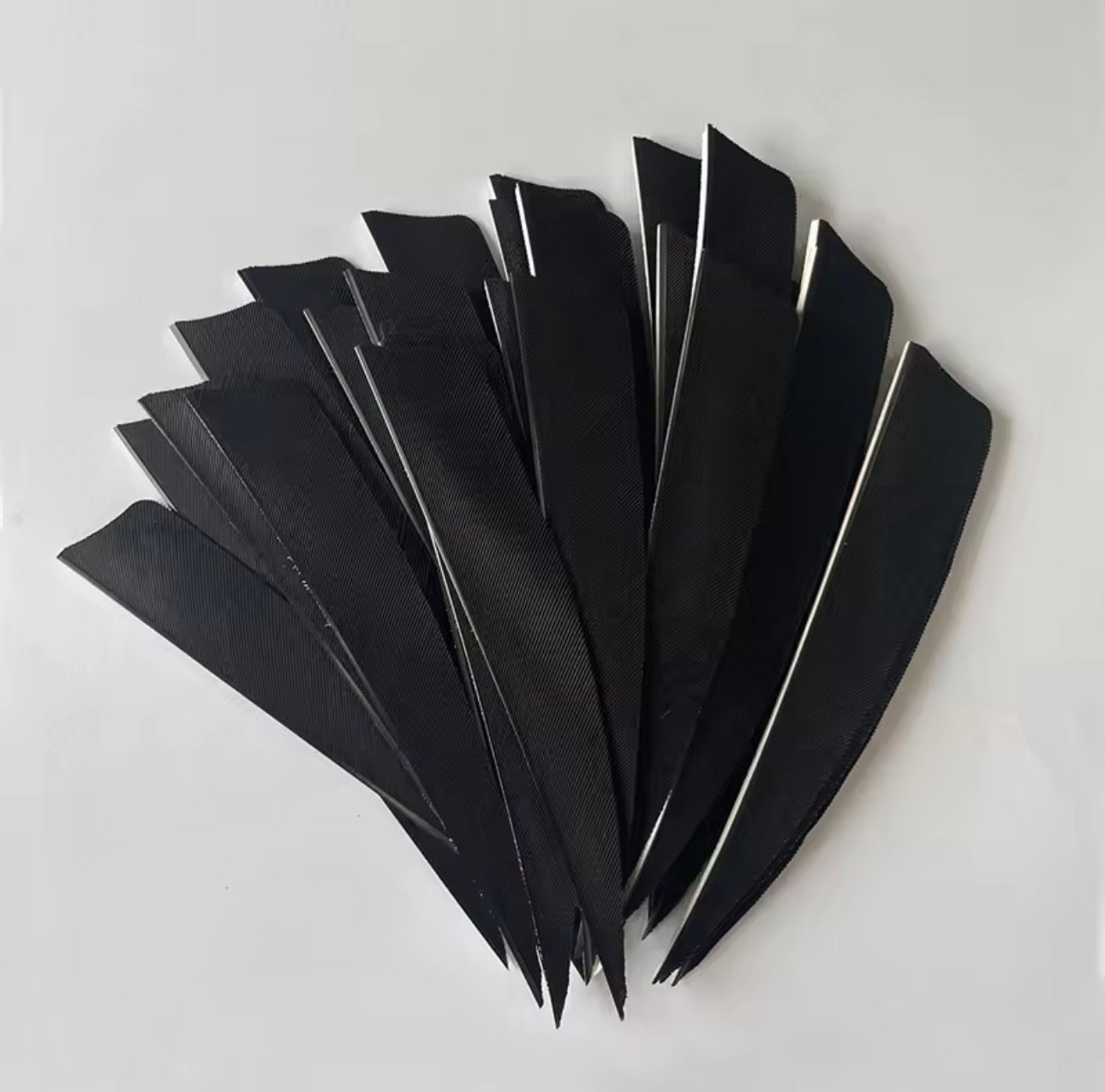 4" Natural Feather Fletchings – Pack of 12 – product image 5