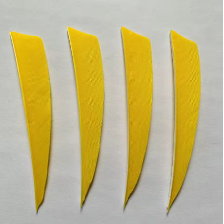 4" Natural Feather Fletchings – Pack of 12 – product image 2