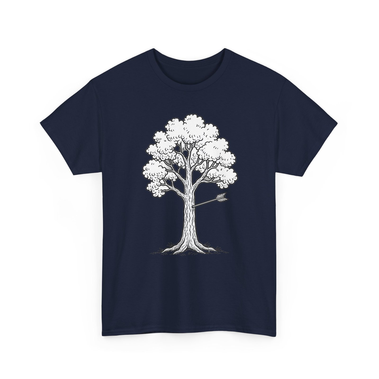 Arrow in tree - archery comedy t-shirt - Image 27