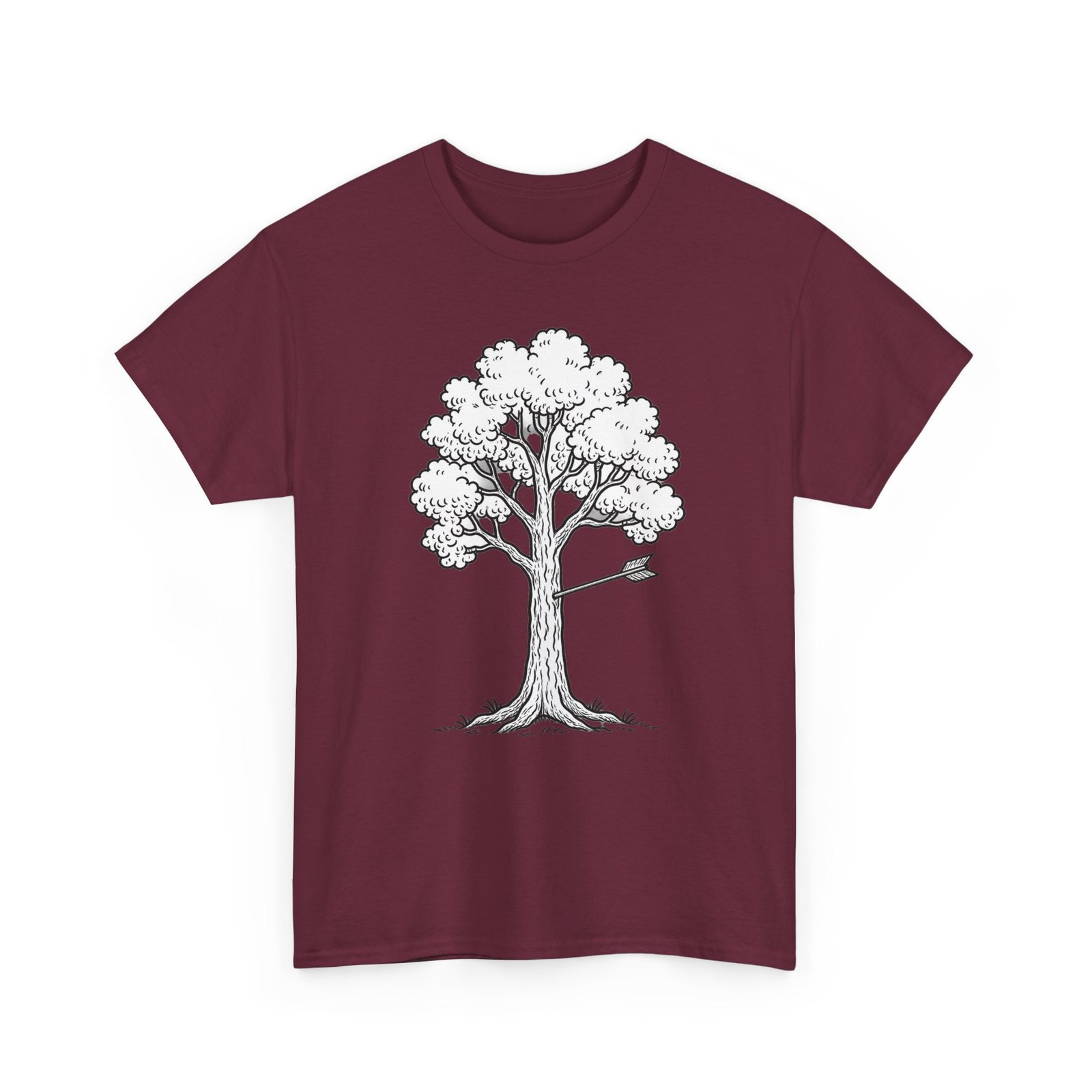 Arrow in tree - archery comedy t-shirt - Image 6