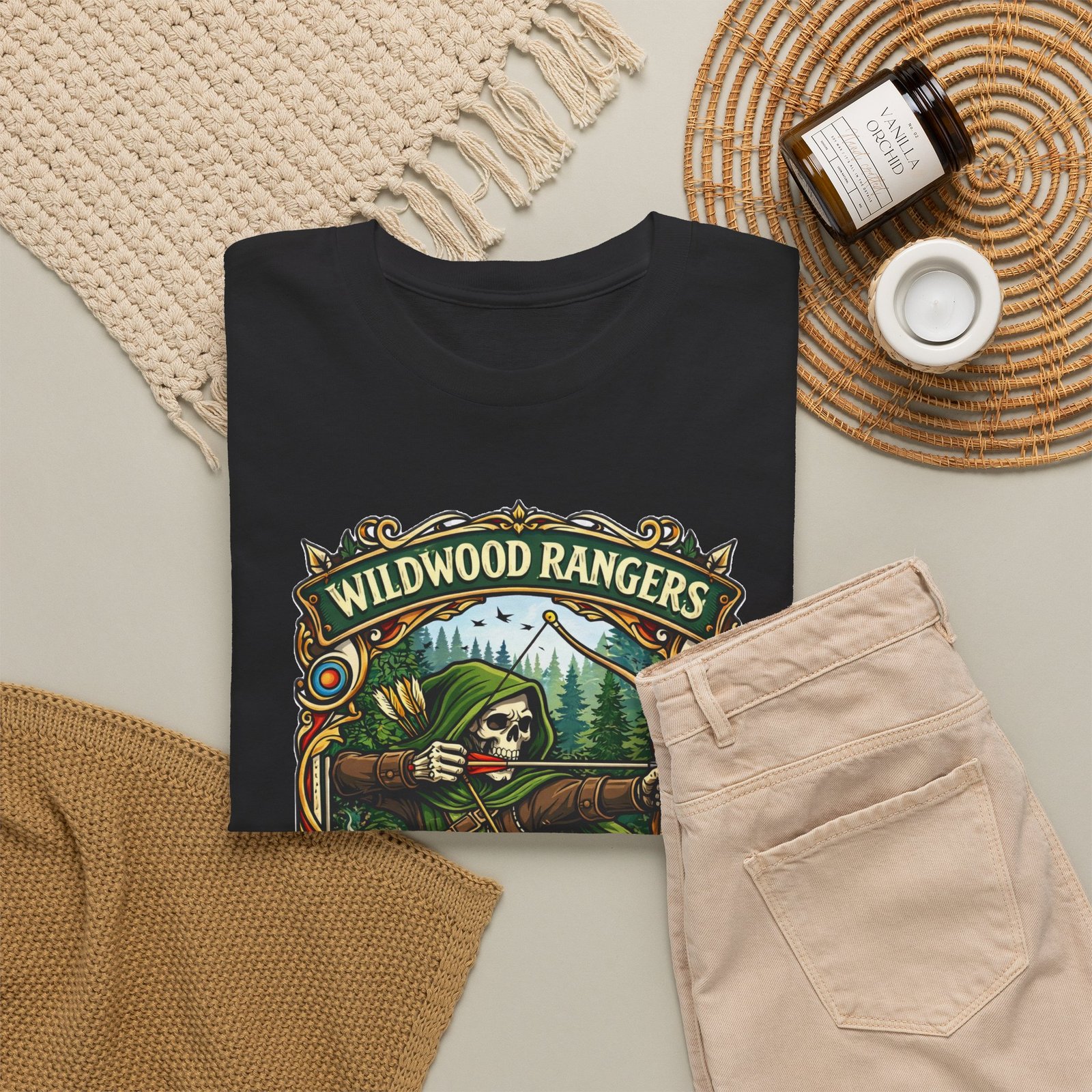 Wildwood Rangers skeleton archer graphic T-shirt ā product image 4
