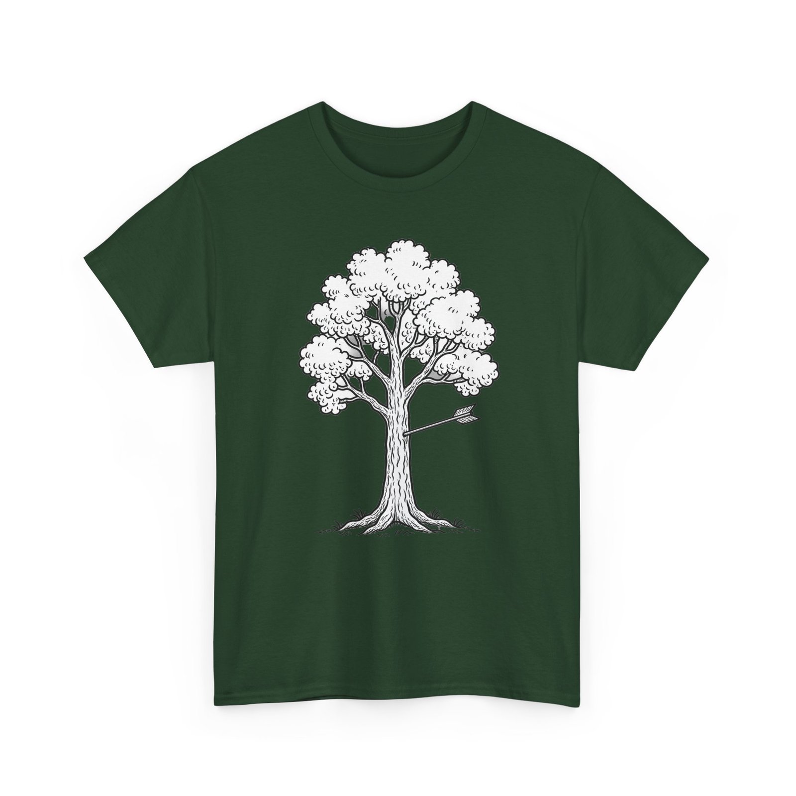 Arrow in tree - archery comedy t-shirt - Image 14
