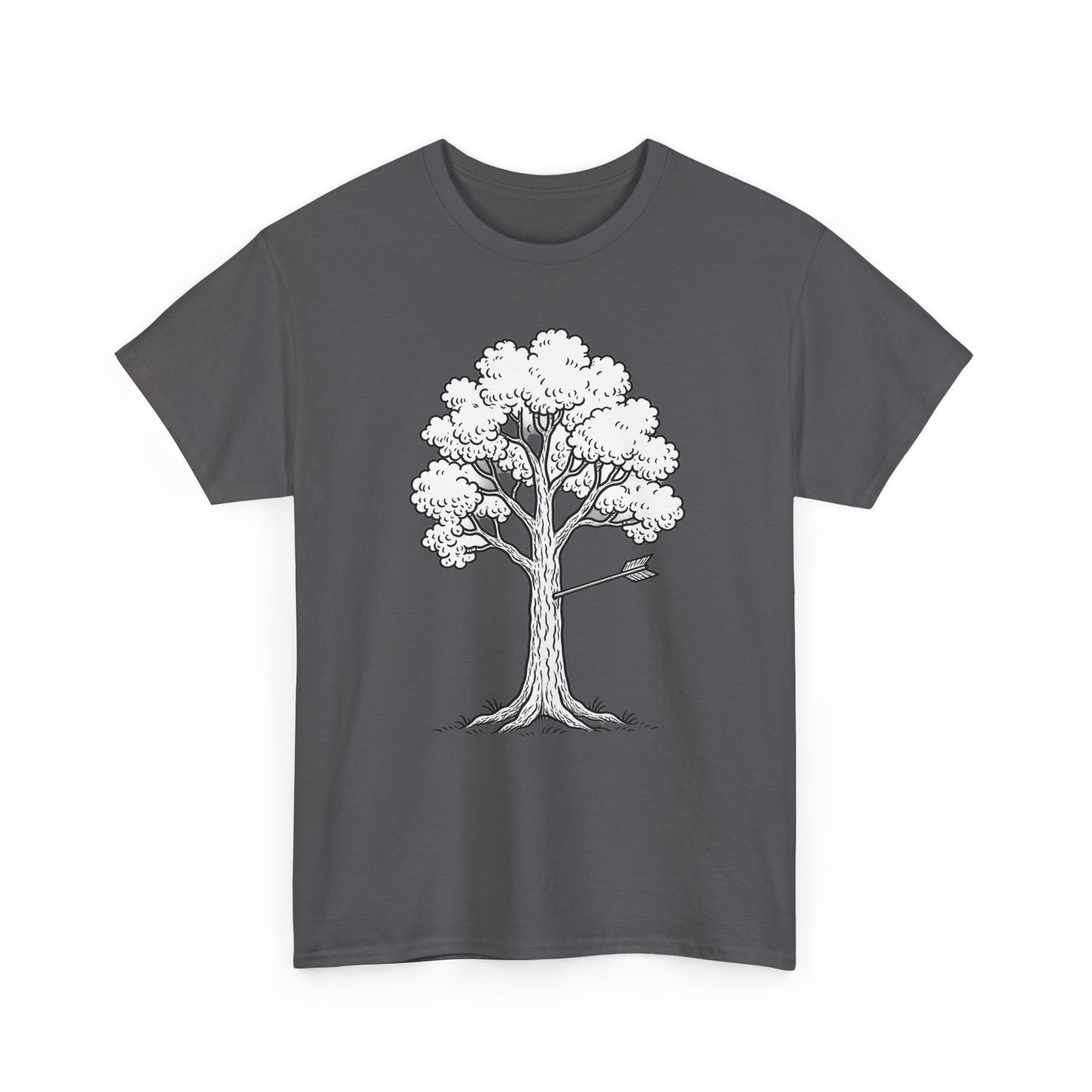 Arrow in tree - archery comedy t-shirt - Image 19